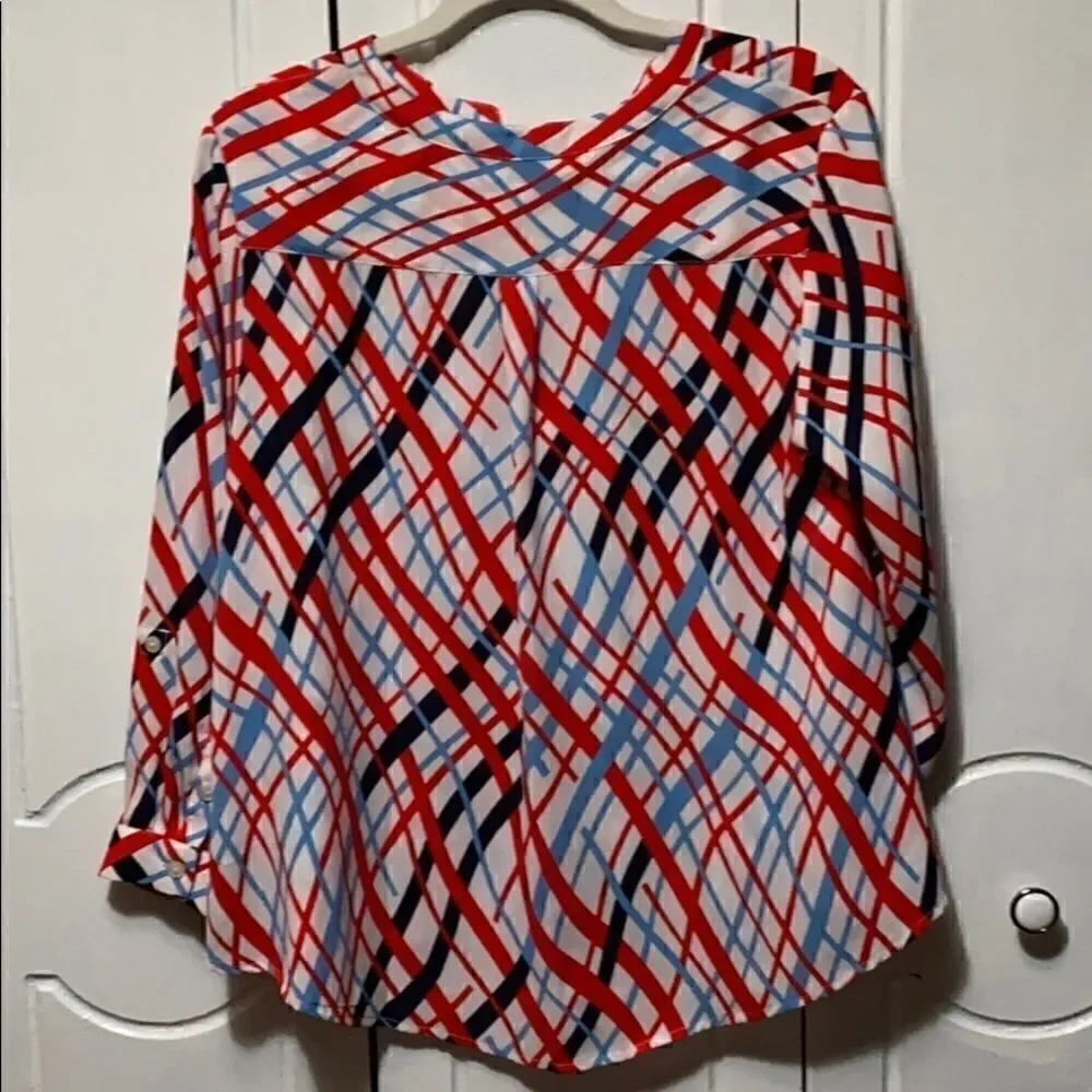 Halogen print blouse  size M/P